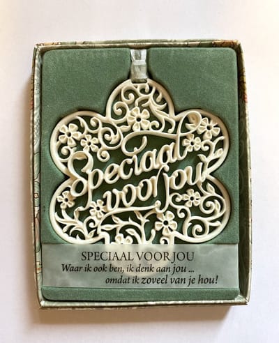 H&&H - Inspirerende woorden - Hanger - Speciaal voor jou - Gift - Bloem - Liefde - Vriendschap - Spreuken - Spreuktegel