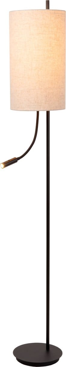 Lucide MAGIC - Vloerlamp - Ø 24 cm - 1xE27 - Zwart - Japandi