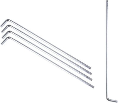 Grondpennen - 24x stuks - metaal - 23 cm - rotspennen - tentharingen