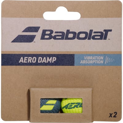Babolat Pure Aero Demper x2 - 2 Dempers - Pure Aero Dampner - Trillingsdemper Tennisracket - Groen/Geel