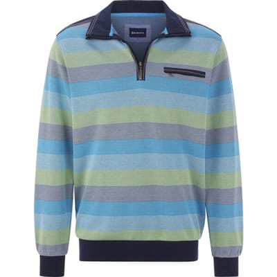 Babista herren Sweatshirt - 48/50 - turquoise - Plus Size