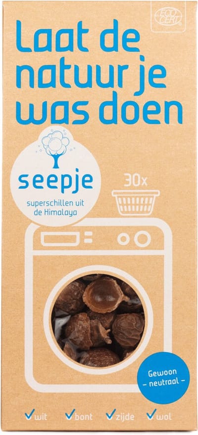 Seepje Superschillen Wasmiddel - Gewoon Neutraal - 6 x 150 gr - 180 wasbeurten - Voordeelverpakking