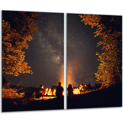 TMK ArtDeko - Glazen Snijplank - Inductiekookplaten - 30x52 cm - Zuur- en Krasbestendig
