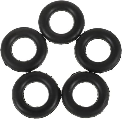 5 Stuks Zwarte Naaimachine Spoel Winder Rubber Band Ringen - Handige Spoelhouder voor Naaimachines zoals Singer en Brother