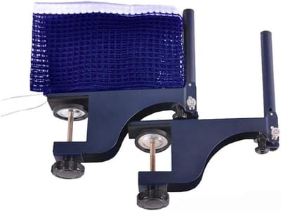 Tafeltennis Net - Ping Pong Set - Sport Training - Inklapbaar En Draagbaar - 15.2 cm Hoog - Blauw