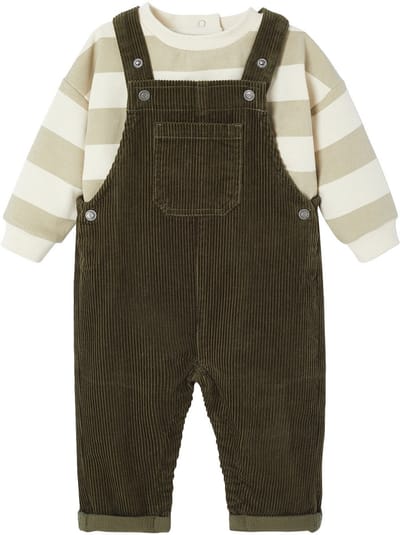 Vertbaudet Babyset sweater + salopet