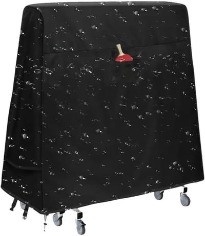 Tafeltennistafelhoes - Beschermhoes Tafel - Buiten Beschermen - Waterdicht Oxford Doek - 166x72x173 cm - Zilver