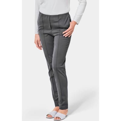 Goldner Slipbroek LOUISA Moderne broek LOUISA met verlengende plooien