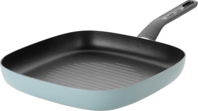 LEO Grillpan antikleef Slate - Ø 26x26cm - Blauw - PFAS-vrij