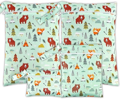 Waterdichte en Wasbare Tas voor Zwemspullen - Herbruikbare Organizer voor Vuile Kleding, Badhanddoeken en Sportkleding - Set van 2