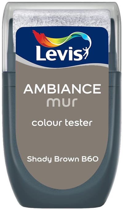 Levis - Muurverf Kleurtester Mat Mix - Shady Brown B60 - 30 ML
