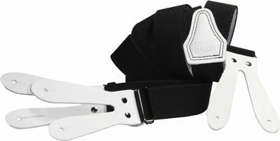 Pierre Mouton Contrast Bretel Zwart - 120cm - Volwassenen - Heren - 35mm - M - L