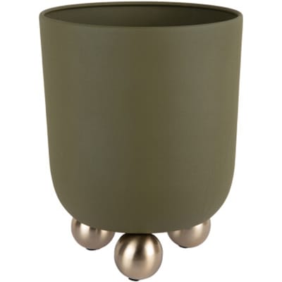 Present Time bloempot estilo medium luxury green