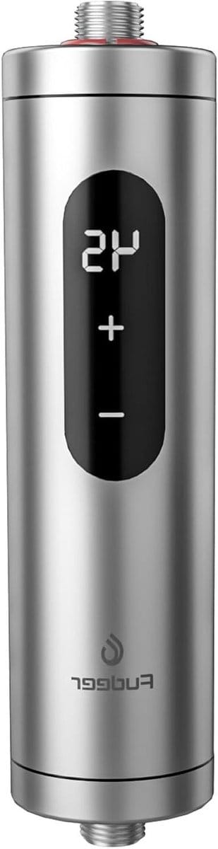 Doorstroomboiler - Mini Boiler - Direct Warm Water - Digitaal Display - 5500 Watt - Zilver