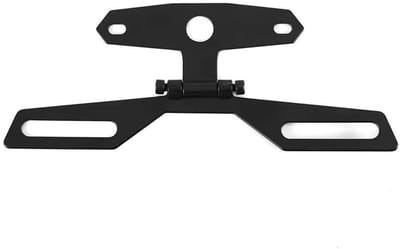 Store_7 - Achterlicht Houder - Universele Kentekenplaat Houder - Aluminium Achterbeugel - Zwart - Voor Motorfiets - Geschikt voor Dirt Bike