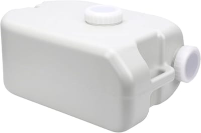 Draagbare Watertank - Watercontainer Buiten - Kamperen en Varen - Voedselveilig Materiaal - 24 Liter - Grijs