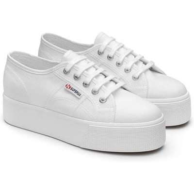 Superga Unisex 2790 Linea Up Down Trainers voor volwassenen (Wit)