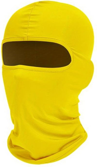 Livano Ski Masker - Ski Mask - Balaclava - Winter Masker - Bivakmuts - Full Face Mask - Geel