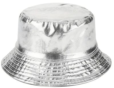 2 stuks Buckethat zilver, vissershoedje toppers 2025