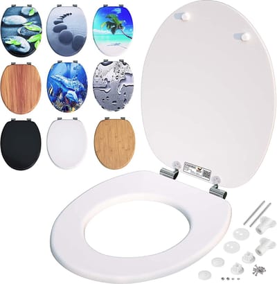 Luxe toilet bril met deksel