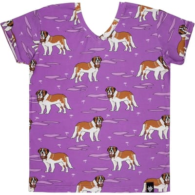 T-shirt dames Raspberry Republic Saint Bernard