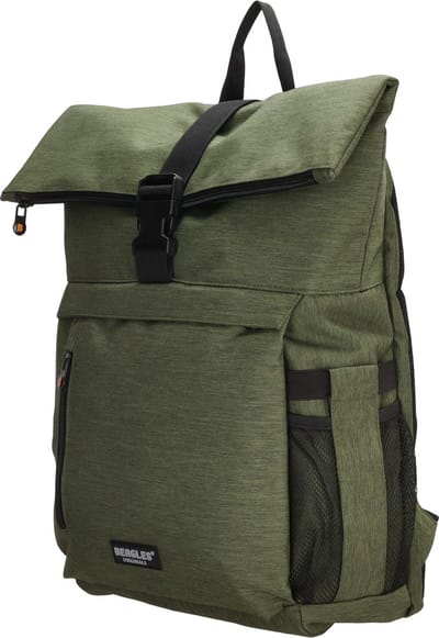 Beagles Originals Kyoto Rugzak Unisex - Laptoptas voor laptop tot 15,6 inch - Werktas van Nylon en Polyester - Olijfgroen