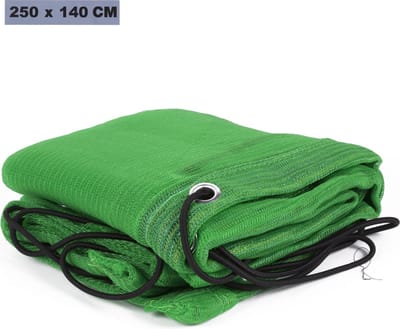 Benson Fijnmazig aanhangwagennet met elastisch koord - 2,50 x 1,40 meter - groen
