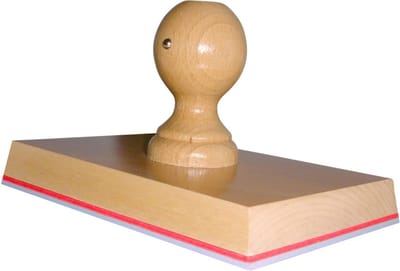 Grote Handstempel 180x120 Mm - Stempels - Stempels volwassenen - Snelle Levering