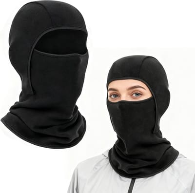 Thermische Fleece Balaclava voor Unisex met Hoed en Sjaal - Multifunctionele Wintermasker met Nekwarmer voor Sport en Buitenactiviteiten zoals Fietsen en Motorrijden