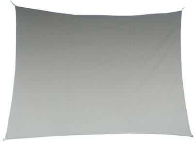 Premium kwaliteit schaduwdoek/zonnescherm Shae rechthoekig beige - 3 x 4 meter - Terras/tuin zonwering