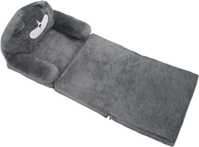 Kinderbank Sofa - Peuterstoel Bankje - Ontspannen TV Kijken - Opvouwbaar Draagbaar - 49 x 39 x 24 cm - Multicolor