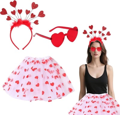 Carnavalskostuum voor Dames - Feestoutfit voor Carnaval, Valentijnsdag en Themafeesten