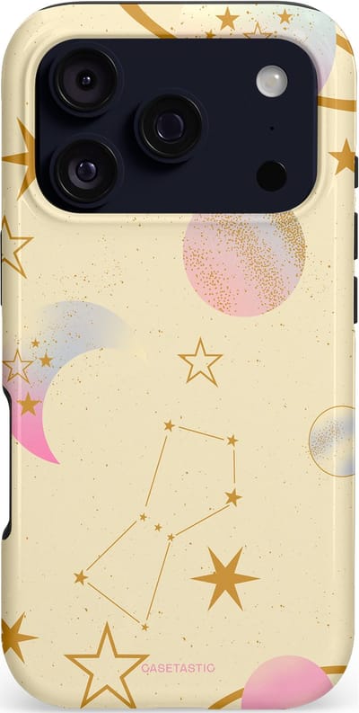 Casetastic hoesje geschikt voor Apple iPhone 17 Pro - MagSafe - Dubbellaagse bescherming - Zomerse nacht - Fashion Case - Zand