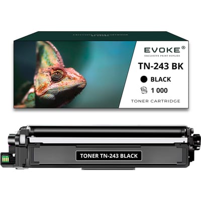 Evoke Compatibele Toner voor Brother Tn-243Bk Tn243Bk Tn-243 Tn243 Zwart 1000 Pagina's Dcp-L3510Cdw Dcp-L3550Cdw Hl-L3270 Mfc-L3770Cdw