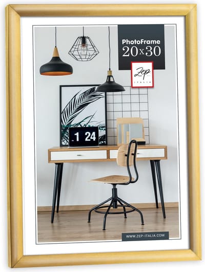 Kunstof Fotolijst New Easy Goud 20x30cm KG4
