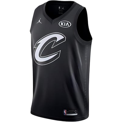 Jordan NBA All-Star Edition Authentic Jersey Heren Sportshirt Zwart 928867-010 S black
