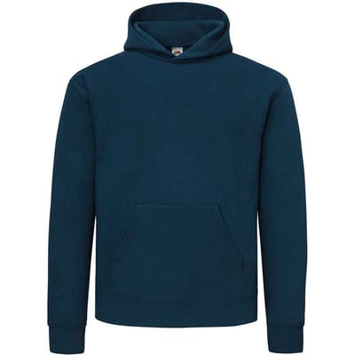 Fruit of the Loom katoenen herenhoodie (Blauw in de bergen)