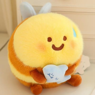 Lieflijke Sha Bee Pluche Speelgoed Hanger Gevulde Cai Bee Pluche Superzacht Honingpot Pluche Pop Bed Slaapkussen Verjaardagscadeaus voor Kinderen