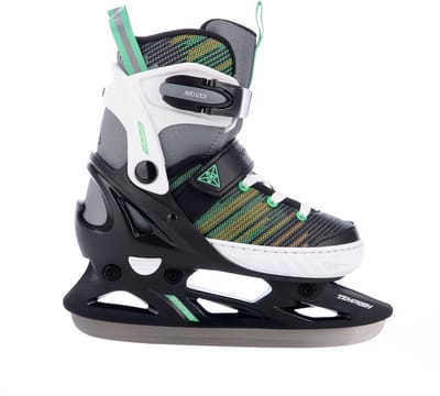 Tempish – Systent Ice – Verstelbare Schaatsen – Schaatsen Kinderen – Zwart Wit – Meegroeiende Verstelbare Pasvorm & Warm Gevoerd – Maat 29-32