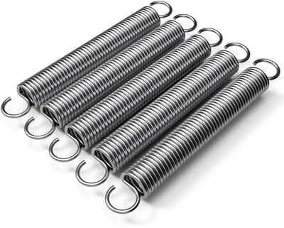 Set van 5 RVS Spanners met Haak - Tension Springs 2.5 x 18 x 150mm voor Vering en Bevestiging
