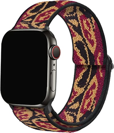 Innerlight® Nylon - Calvara - 38/40/41 mm - Nylon bandje geschikt voor Apple Watch - Geschikt als Apple Watch bandje voor Series 1/2/3/4/5/6/7/8/9/10 42mm/11 42mm/SE