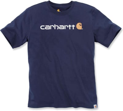 Carhartt Herren T-Shirt Core Logo T-Shirt S/S Navy-XXL