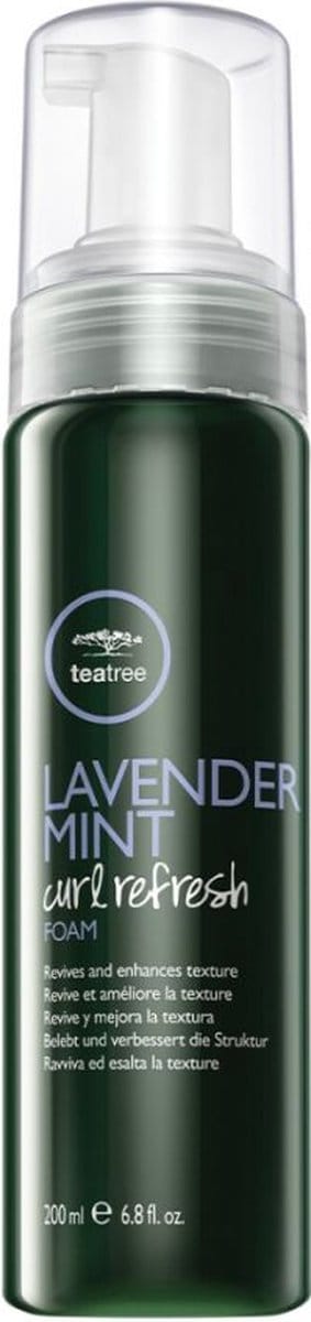 Tea Tree Lavender Mint Curl Refresh foam - Texturizační Pěna Pro Vlnité + Kudrnaté Vlasy