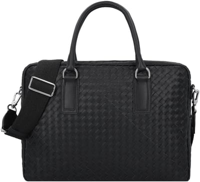 abro Lotus Handtas Leer 39 cm - Dames - black-nickel