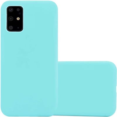 Cadorabo Hoesje geschikt voor Samsung Galaxy S20 PLUS in CANDY BLAUW - Beschermhoes gemaakt van flexibel TPU silicone Case Cover