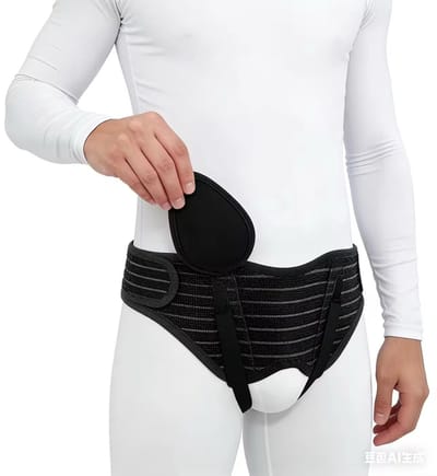 liesbreukband M - brace - pijnbestrijding - universeel - verstelbaar - liesbreuk - herniaband - hernia band - liesbreukband dubbelzijdig mannen - sportbrace
