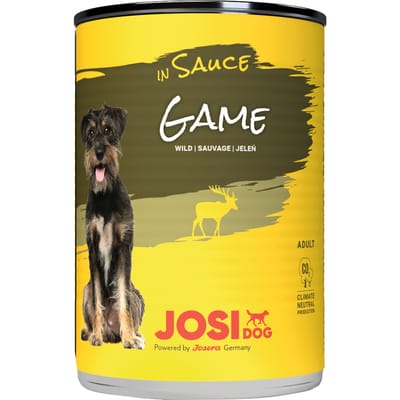 Josera Dog - JosiDog blikje in saus 12x415g - Wild in saus