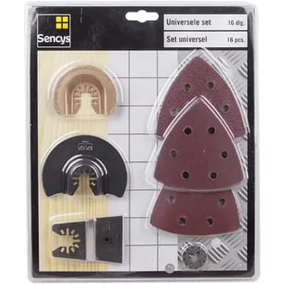 Sencys Universele Set Voor Houtbewerking – 16 Stuks