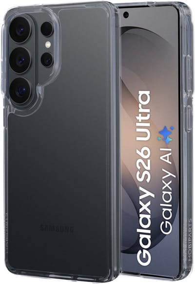 Mobiparts hoesje geschikt voor Samsung Galaxy S26 Ultra - Hardcover - Transparant