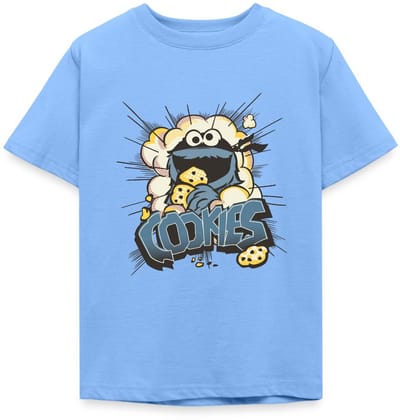 Sesamstraat Koekiemonster En Koekjes T-Shirt Kinderen